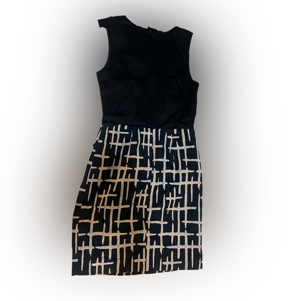 Max & Cleo Black and Cream Mini Dress